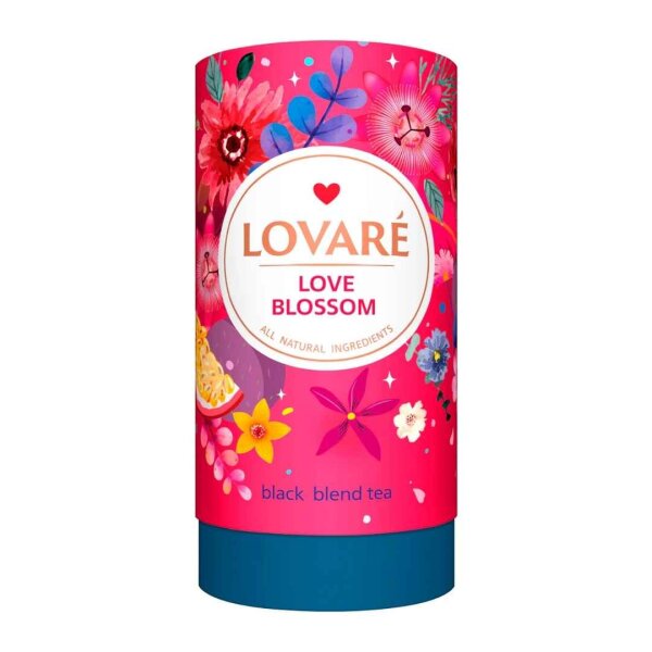 Чорний чай "Love blossom", розсипний, Lovare, 80 г