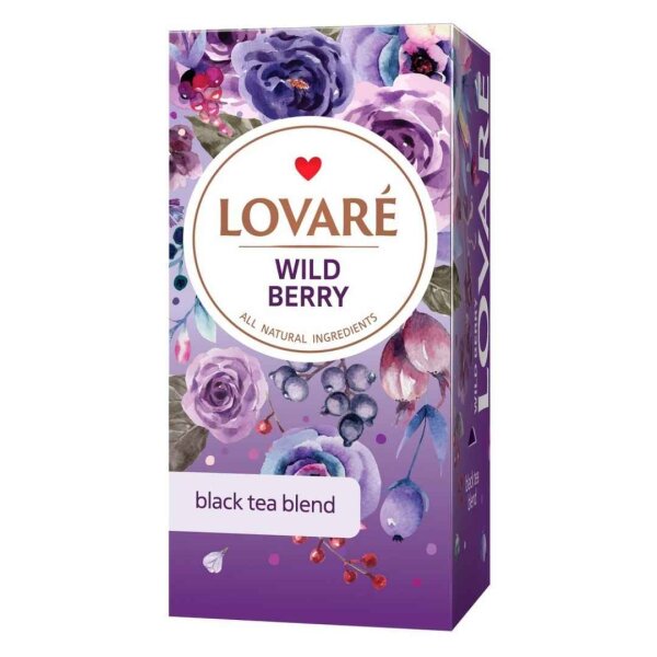 Чорний чай "Wild Berry" (у пакетиках)