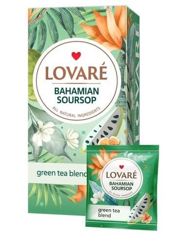 Зелений чай "Bahamian Soursop" (у пакетиках)