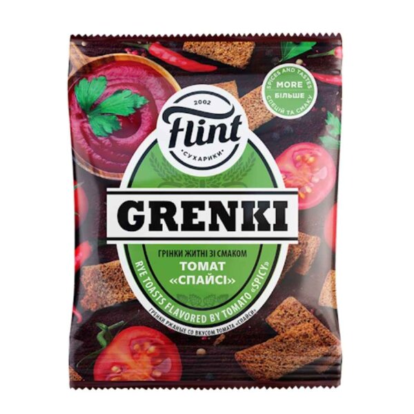 Roggen-Brotsticks Pikante Tomate, Flint, 110g