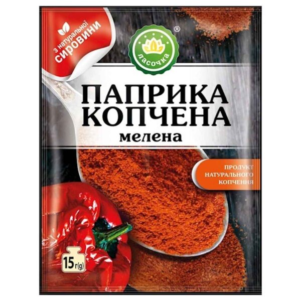 Geräucherte Paprika, gemahlen, Lasochka, 15 g