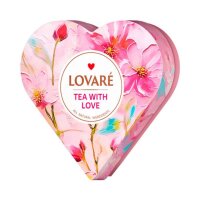 Teeset "Tea With Love" Lovare, 34 Pyramiden