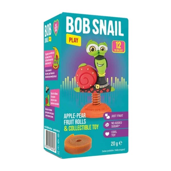 Set "Eat & Play" (Music Fest) mit der Frucht-Rolle "Apfel-Birne", Bob Snail