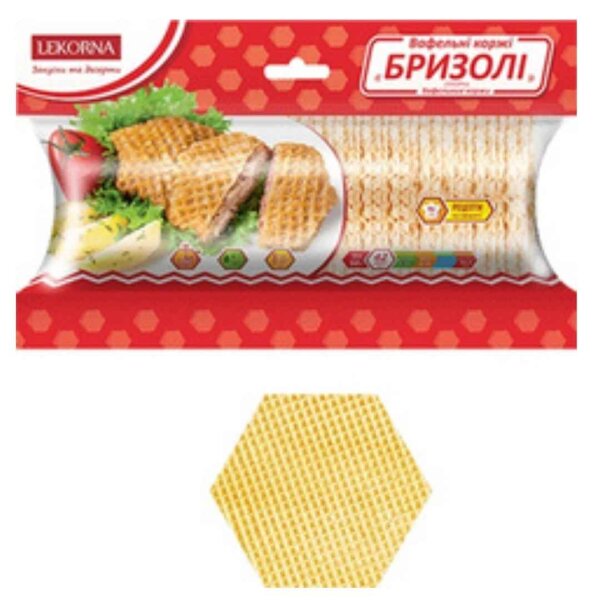 Бризолі, вафелині листи Lekorna