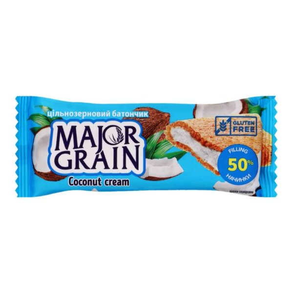 Батончик Major Grain "Кокос", АВК, 40г