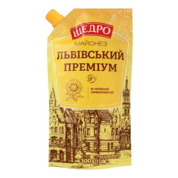 Майонез «Львівський Преміум» ТМ Щедро, 300 г