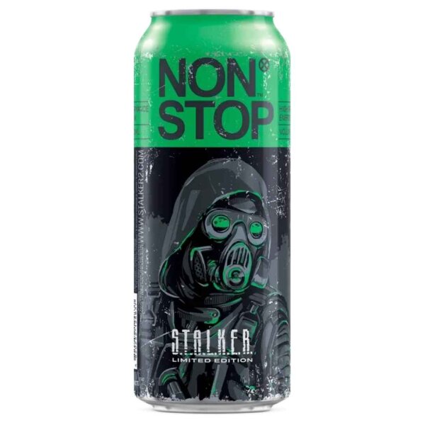 Energydrink "Non Stop" Stalker Green, 500ml