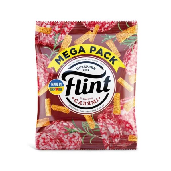 Roggen-Weizen Brotsticks mit Salami-Geschmack, Flint, 110g