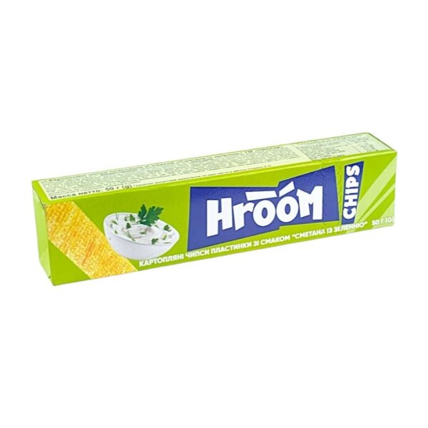 Chips Hroom mit Kräuter-Sahnegeschmack, 50 g