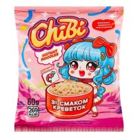 Instant-Nudeln mit Garnelengeschmack, ChiBi, 60g