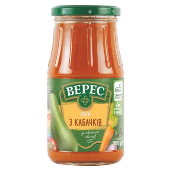 Zucchinipüree „Extra“ TM „Veres“ 500 g