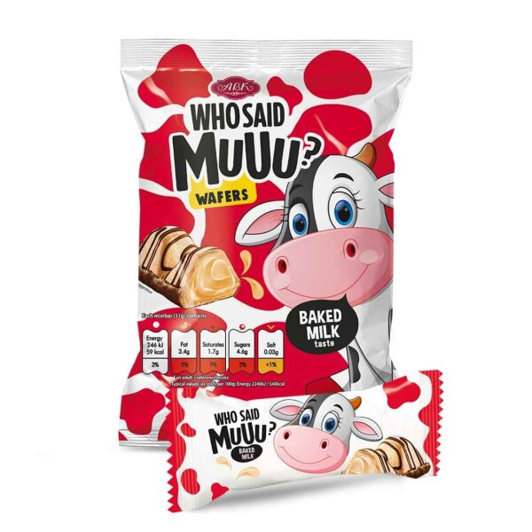 Waffelpralinen "Who said muuu?", gebackene Milch, AVK, 200g